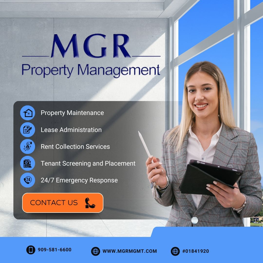 Blue Photo Property Management Service Instagram Post