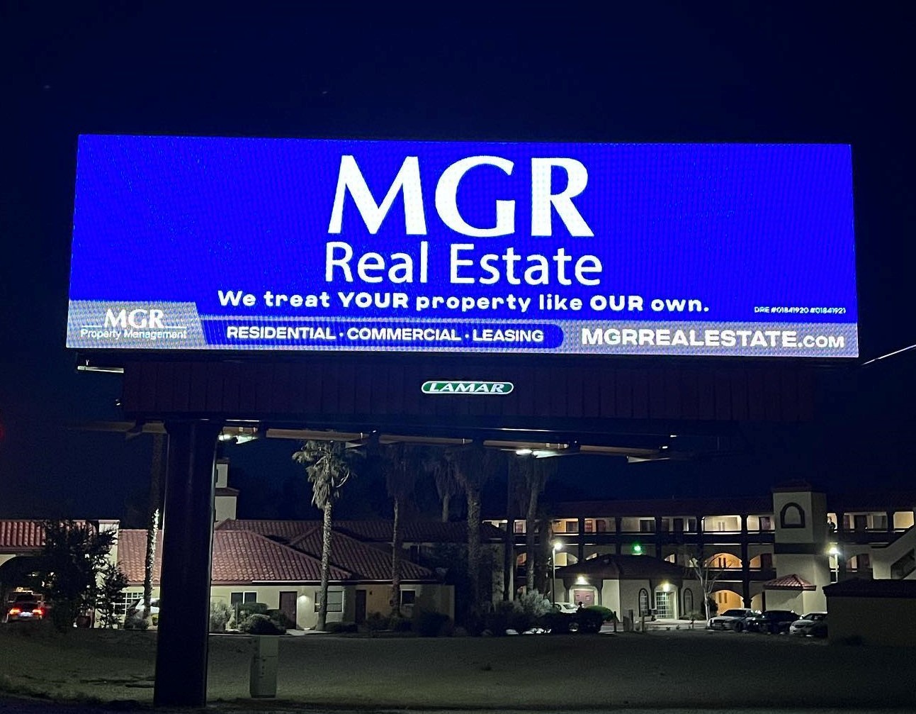 MGR RE billboard